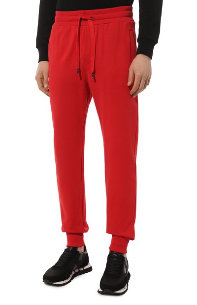 Хлопковые джоггеры DOLCE & GABBANA, арт. GVXEHZ/FU7DU, фото 3