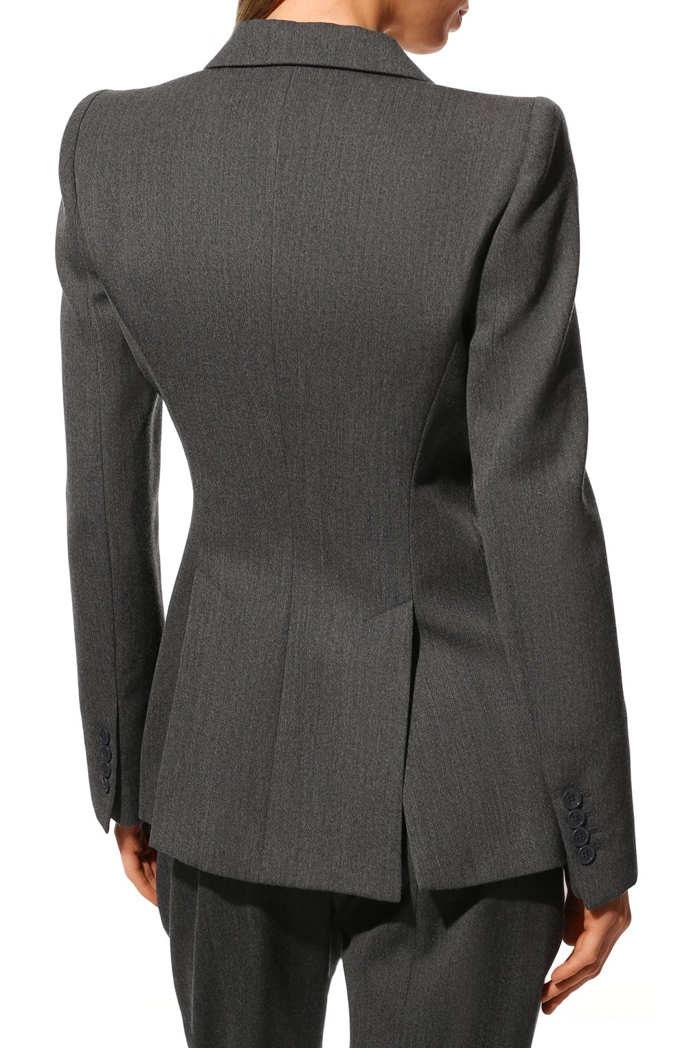 Шерстяной жакет ALEXANDER MCQUEEN, арт. 585442/QJACH, фото 4