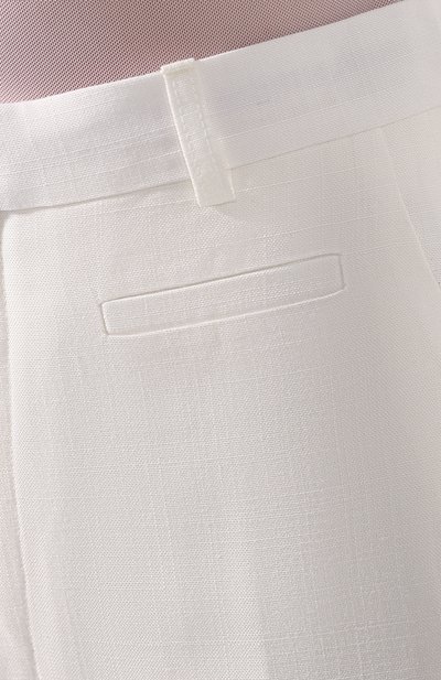 Брюки из вискозы JACQUEMUS белого цвета по цене 42500 руб., арт. 201PA05/02110, фото 5 Брюки из вискозы JACQUEMUS, арт. 201PA05/02110, фото 5