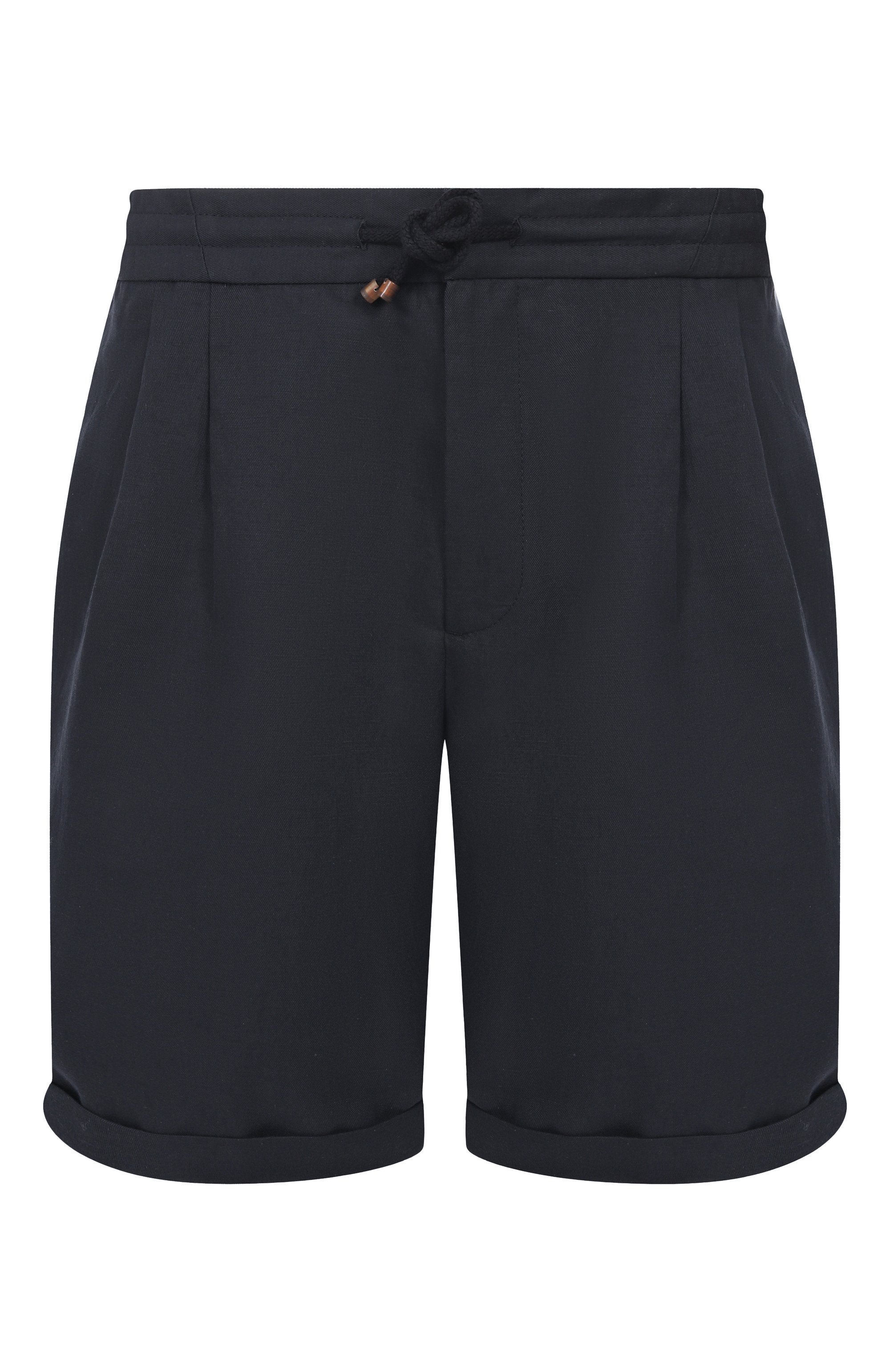 Шорты изо льна и хлопка BRUNELLO CUCINELLI, арт. MH255U0020, фото 1