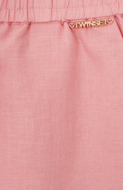 Брюки изо льна и хлопка TWINSET, арт. 251GJ2400, фото 3