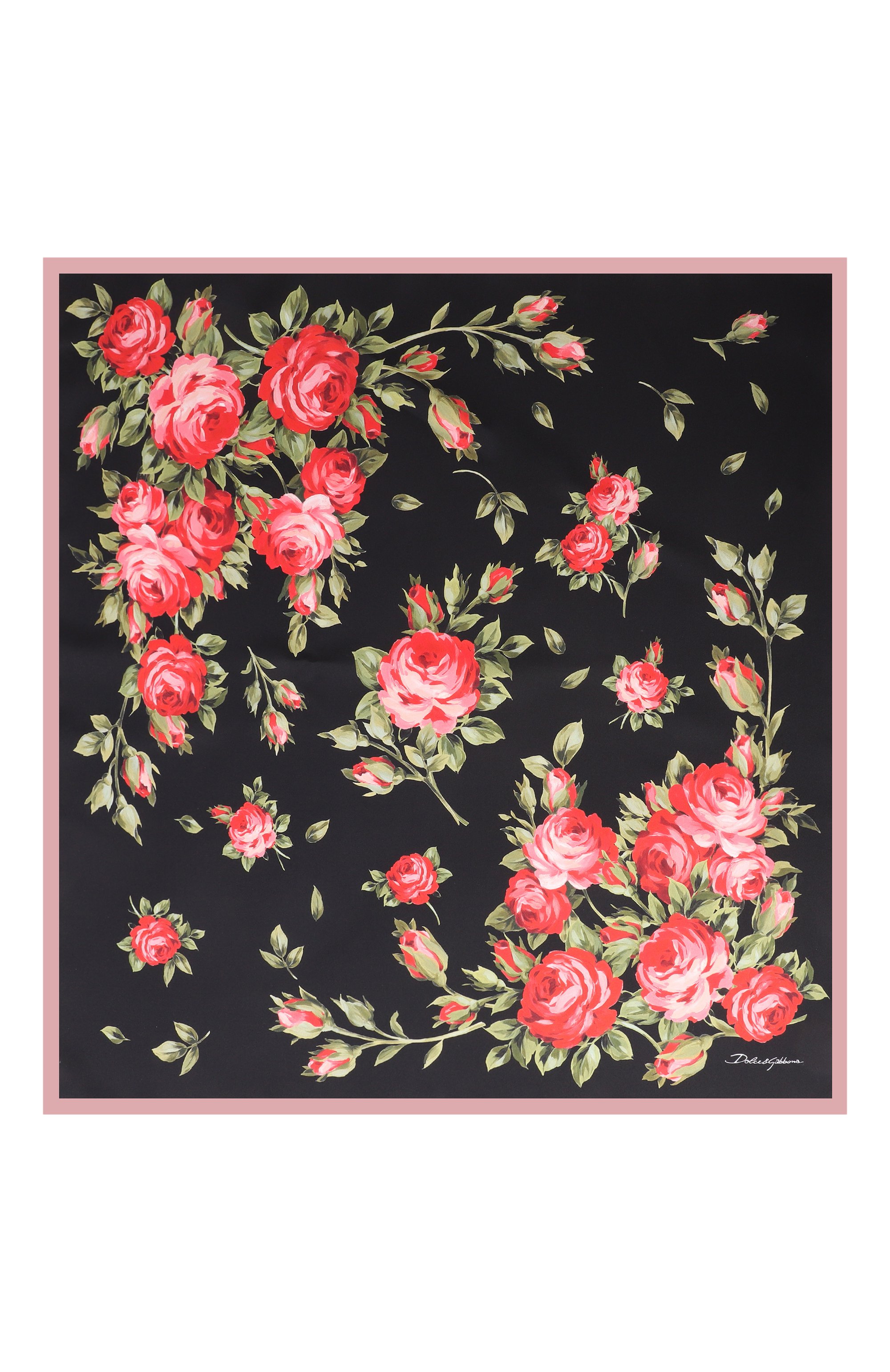 Шелковый платок DOLCE & GABBANA, арт. FN092R/GDDPM, фото 4