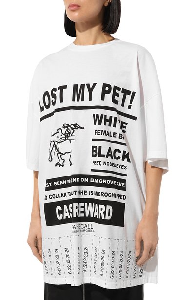 Хлопковая футболка MM6, арт. S62GD0188/S23588, фото 3