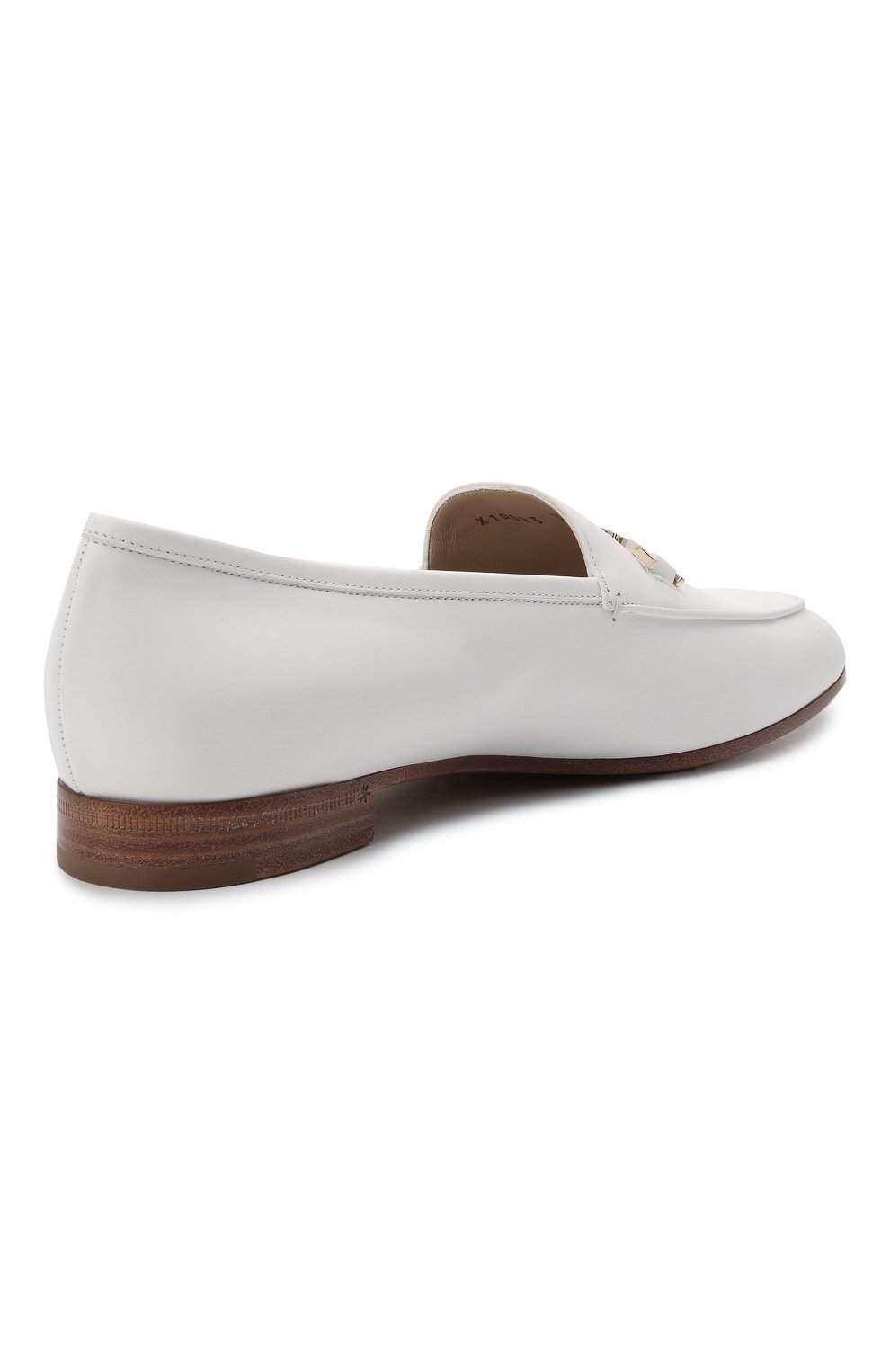 Кожаные лоферы GIORGIO ARMANI белого цвета по цене 94800 руб., арт. X1A093/XF641, фото 5 Кожаные лоферы GIORGIO ARMANI, арт. X1A093/XF641, фото 5