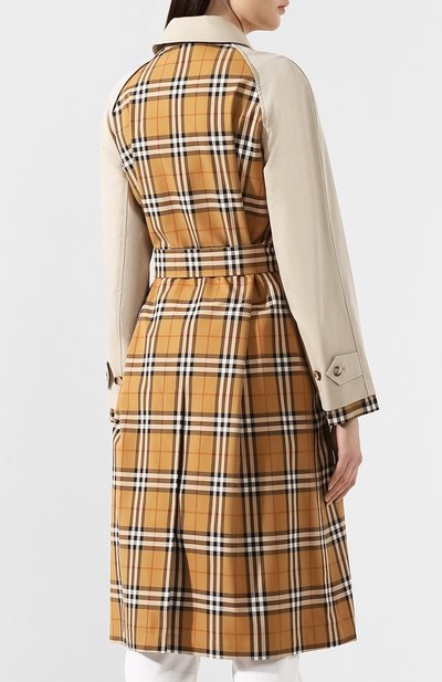 Хлопковый тренч car coat BURBERRY, арт. 8006174, фото 4