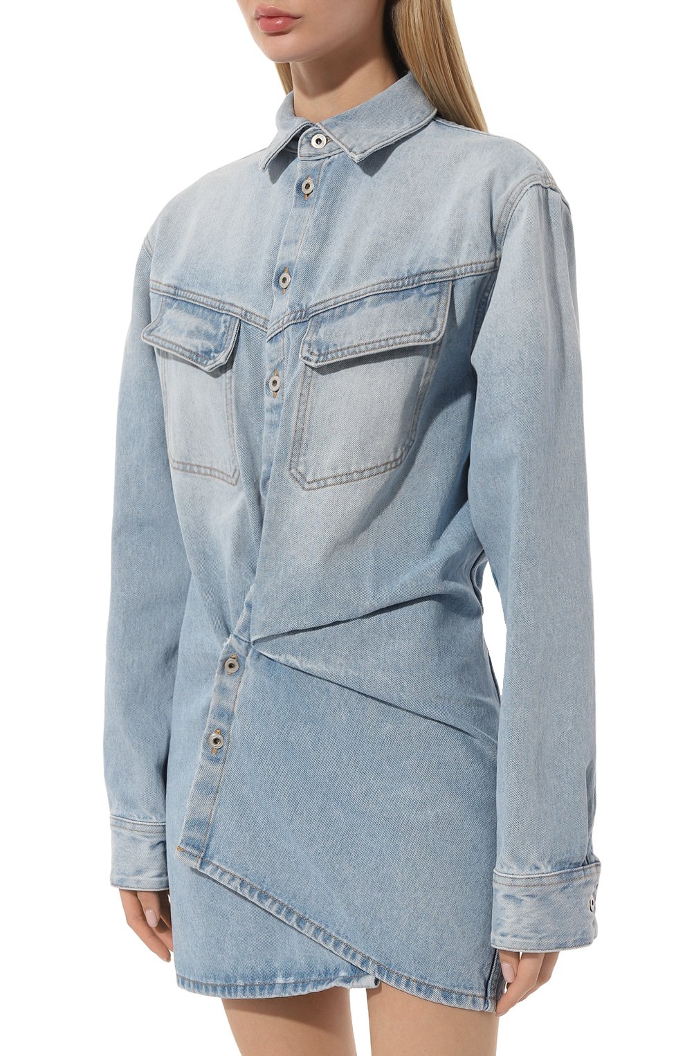 Джинсовое платье OFF-WHITE, арт. OWYM023S23DEN0014000, фото 3