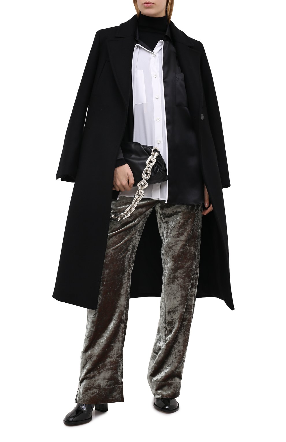 Брюки из вискозы ANN DEMEULEMEESTER, арт. 2002-1414-P-175-049, фото 2