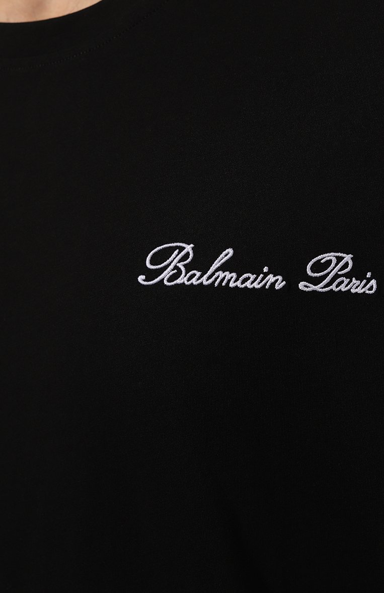 Хлопковая футболка BALMAIN, арт. CH1EG010/BC68, фото 1