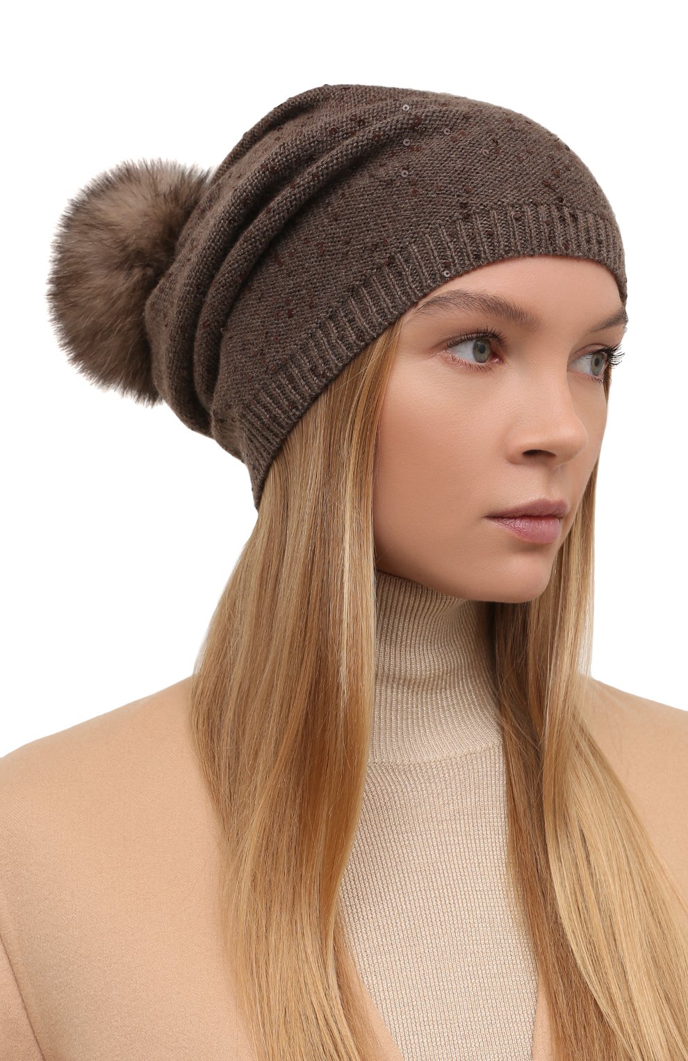 Кашемировая шапка BLACK SABLE, арт. BS-005CP2, фото 2