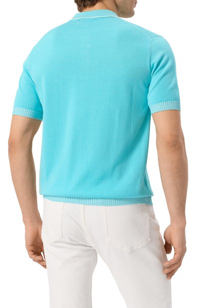 Хлопковое поло MOORER, арт. AD0LF0, фото 4