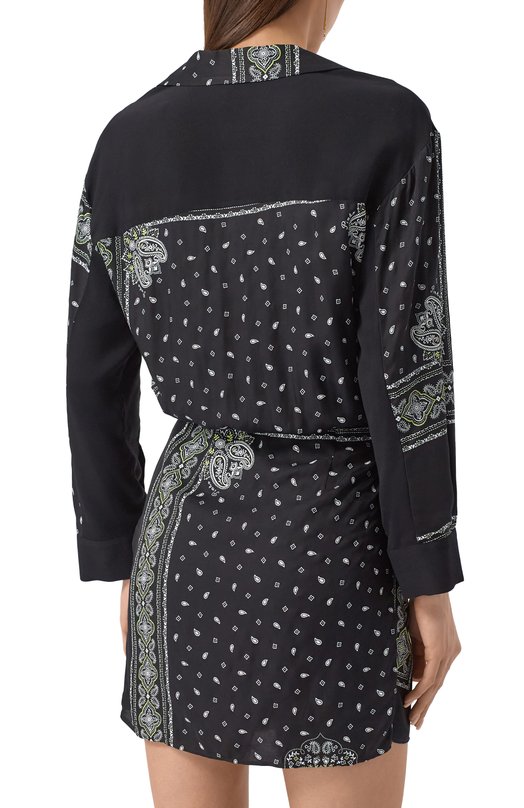 Платье из вискозы Pinko 104665/A2CK Чёрный  104665/A2CK Фото 4