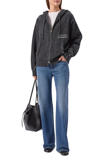 Женский толстовка DOMREBEL, арт. RENEGADE/KNIT ZIP H00DIE