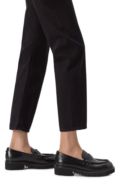 Кожаные лоферы rockstud VALENTINO, арт. 5W2S0HW9/JUR, фото 3