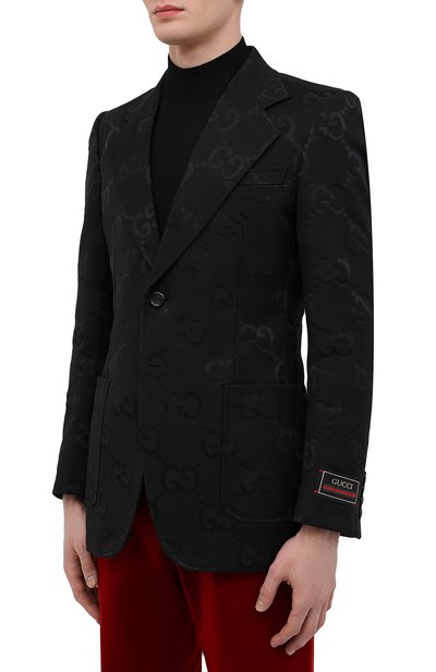 Хлопковый пиджак GUCCI, арт. 680759/ZAHT6, фото 3