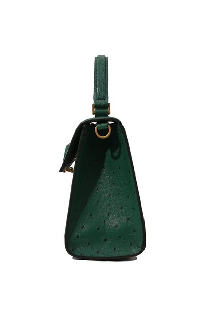 Сумка vsling medium из кожи страуса VALENTINO, арт. XW2B0J20/WKF, фото 4