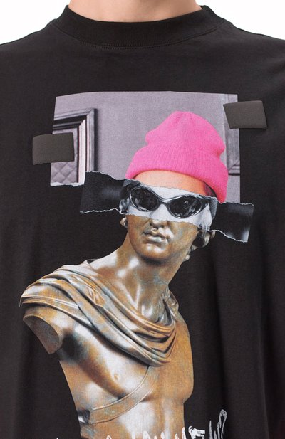 Хлопковая футболка DIEGO VENTURINO, арт. DVTS0AWYM, фото 5