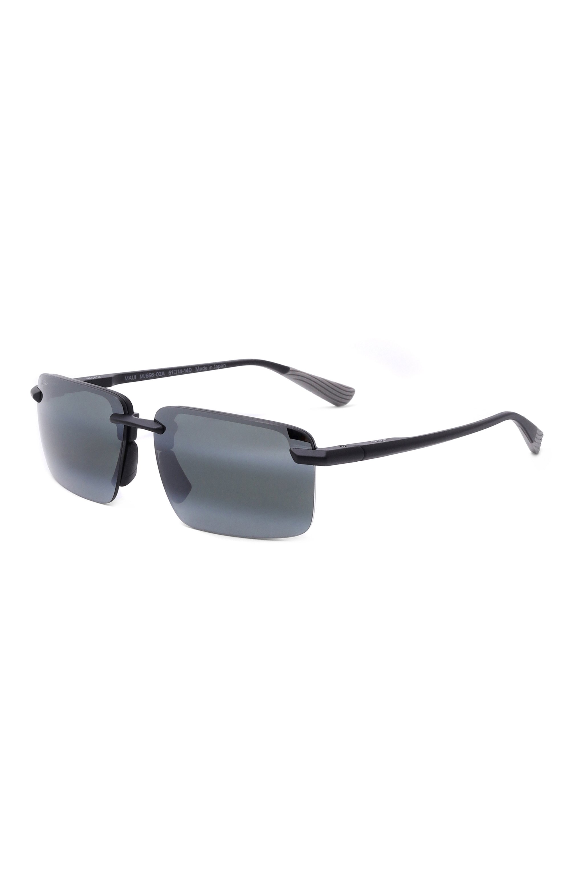 Солнцезащитные очки MAUI JIM черного цвета по цене 23700 руб., арт. MJ656 02A, фото 1 Солнцезащитные очки MAUI JIM, арт. MJ656 02A, фото 1
