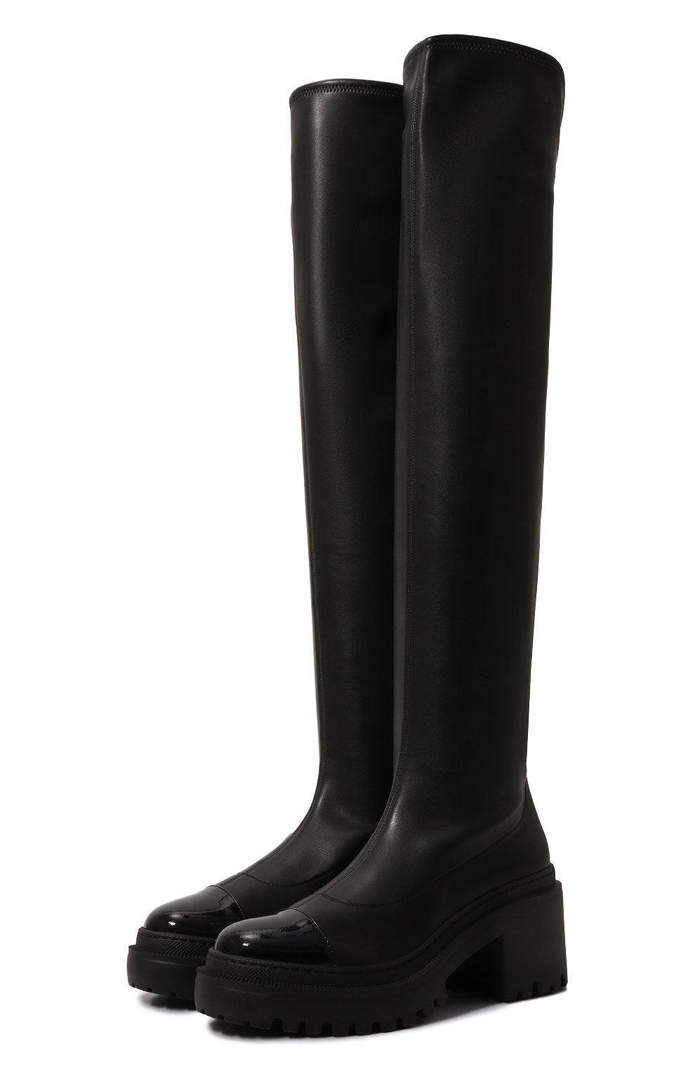 Ботфорты avela stretch из экоко�жи GIUSEPPE ZANOTTI DESIGN, арт. I480002/001, фото 1