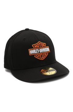 Мужская хлопковая бейсболка genuine motorclothes HARLEY-DAVIDSON черного цвета, арт. 99515-12VM | Фото 1 (Материал: Текстиль, Хлопок; Материал сплава: Проставлено; Нос: Не проставлено)