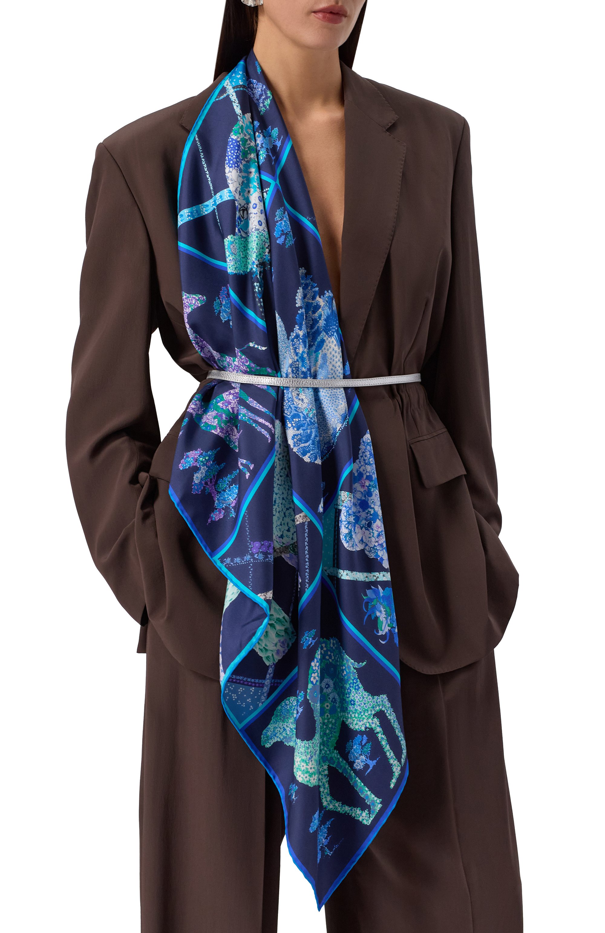 Шелковый платок FERRAGAMO, арт. 310217/785448, фото 2