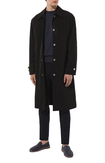 Хлопковые брюки ELEVENTY PLATINUM темно-синего цвета по цене 44900 руб., арт. G75PANB21 TET0G022, фото 2 Хлопковые брюки ELEVENTY PLATINUM, арт. G75PANB21 TET0G022, фото 2