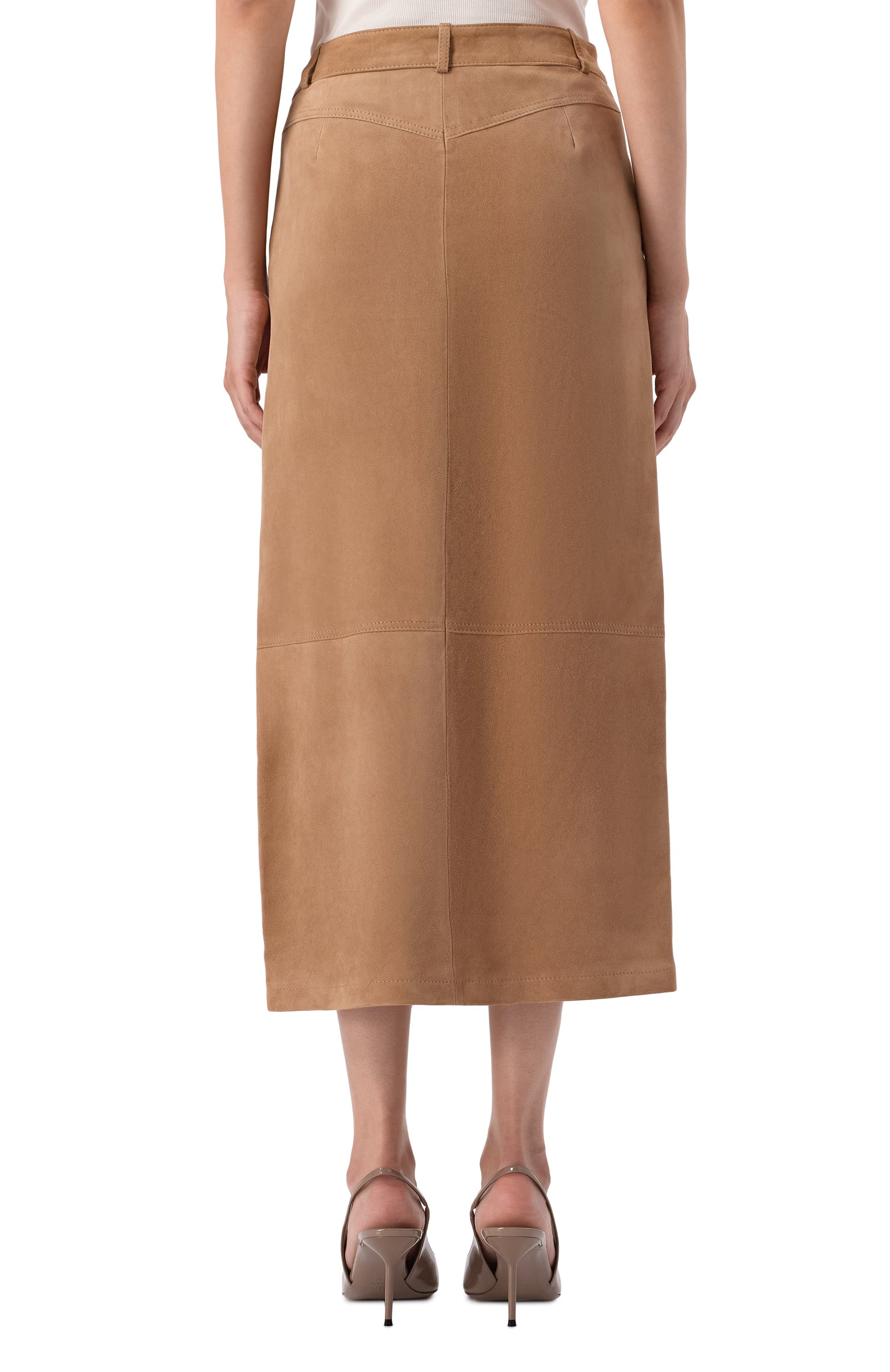 Замшевая юбка ERIKA CAVALLINI, арт. P5WW21, фото 4