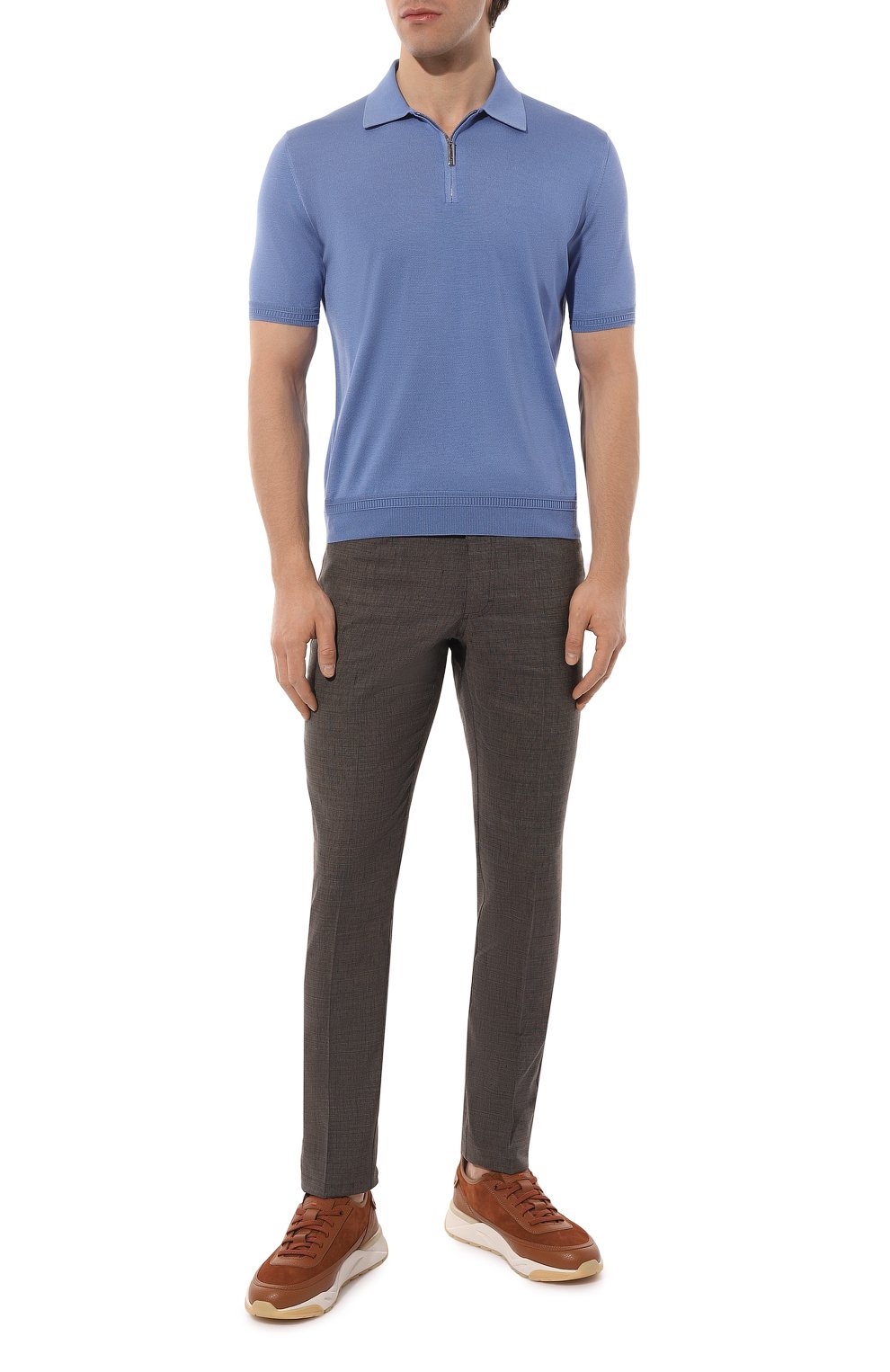 Брюки из шерсти и льна STEFANO RICCI, арт. M1T2400320/T016HC, фото 2