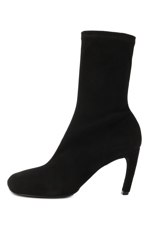 Замшевые ботильоны Dries Van Noten W232-201/135 Чёрный  W232-201/135 Фото 4