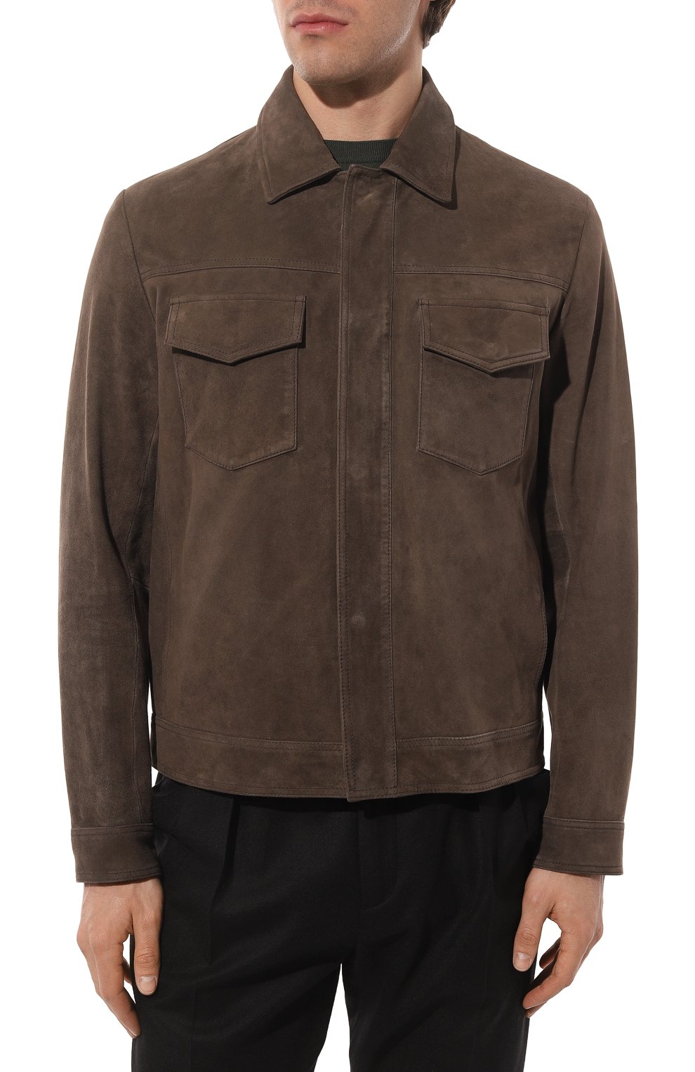 Замшевая куртка BOSS, арт. 50485066, фото 3