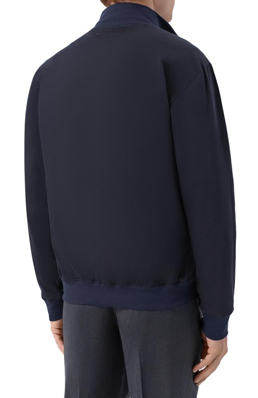 Хлопковая толстовка Kiton UMC032K06R4911_5XL-8XL Синий  UMC032K06R4911_5XL-8XL Фото 4