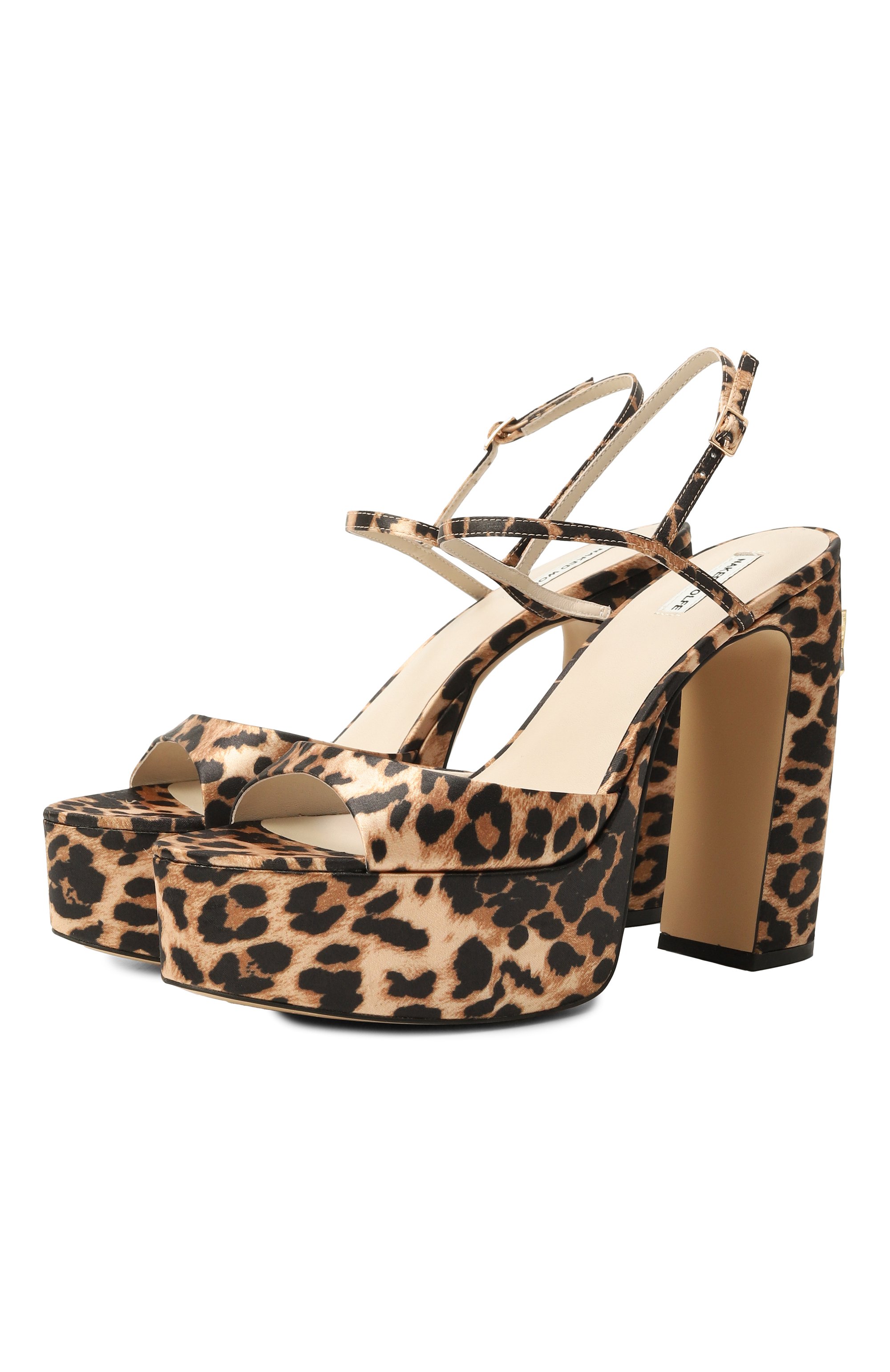 Текстильные босоножки fire NAKED WOLFE, арт. FIRE/SILK SATIN, фото 1