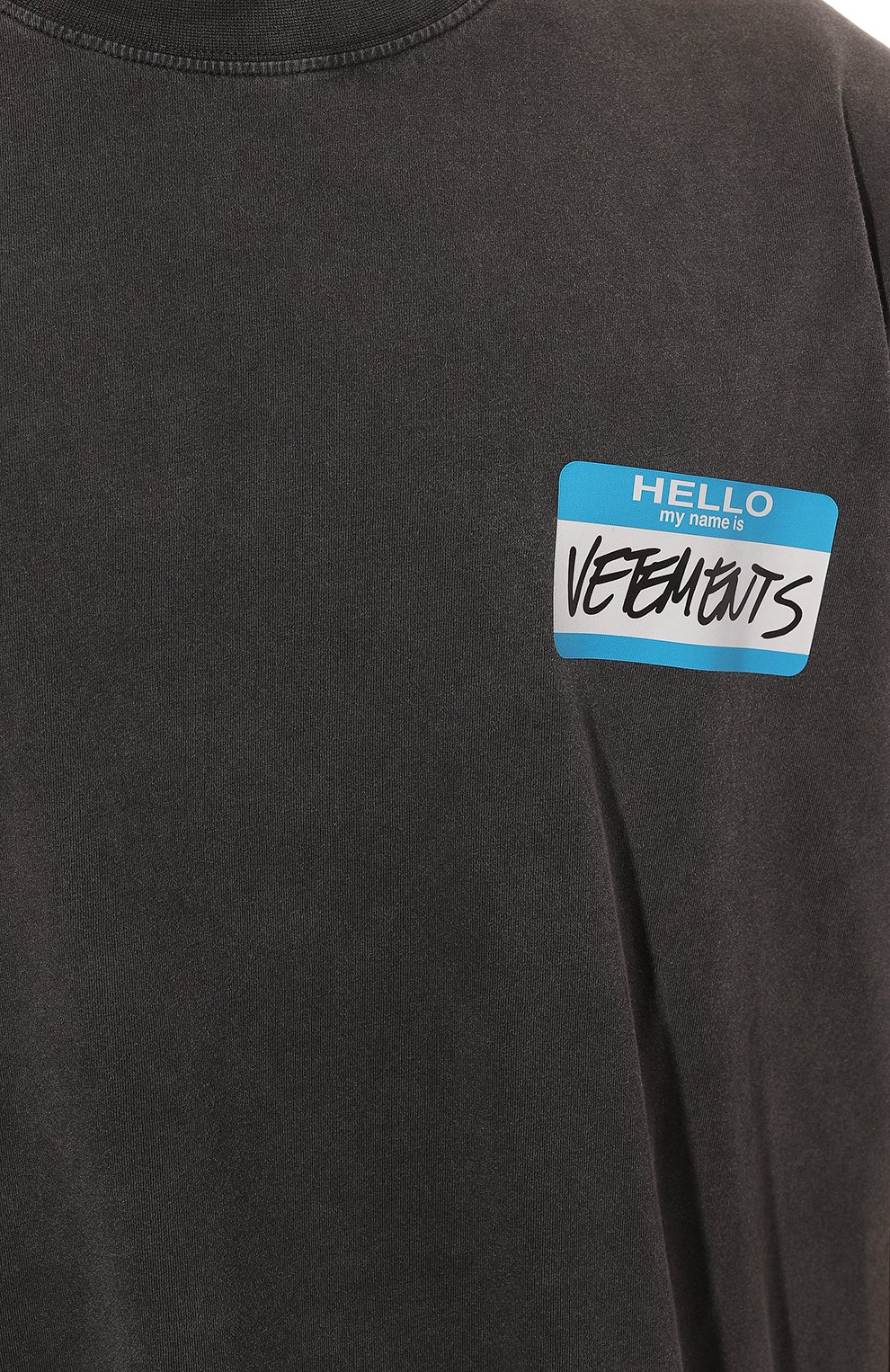Хлопковая футболка VETEMENTS, арт. UE63TR640B, фото 9