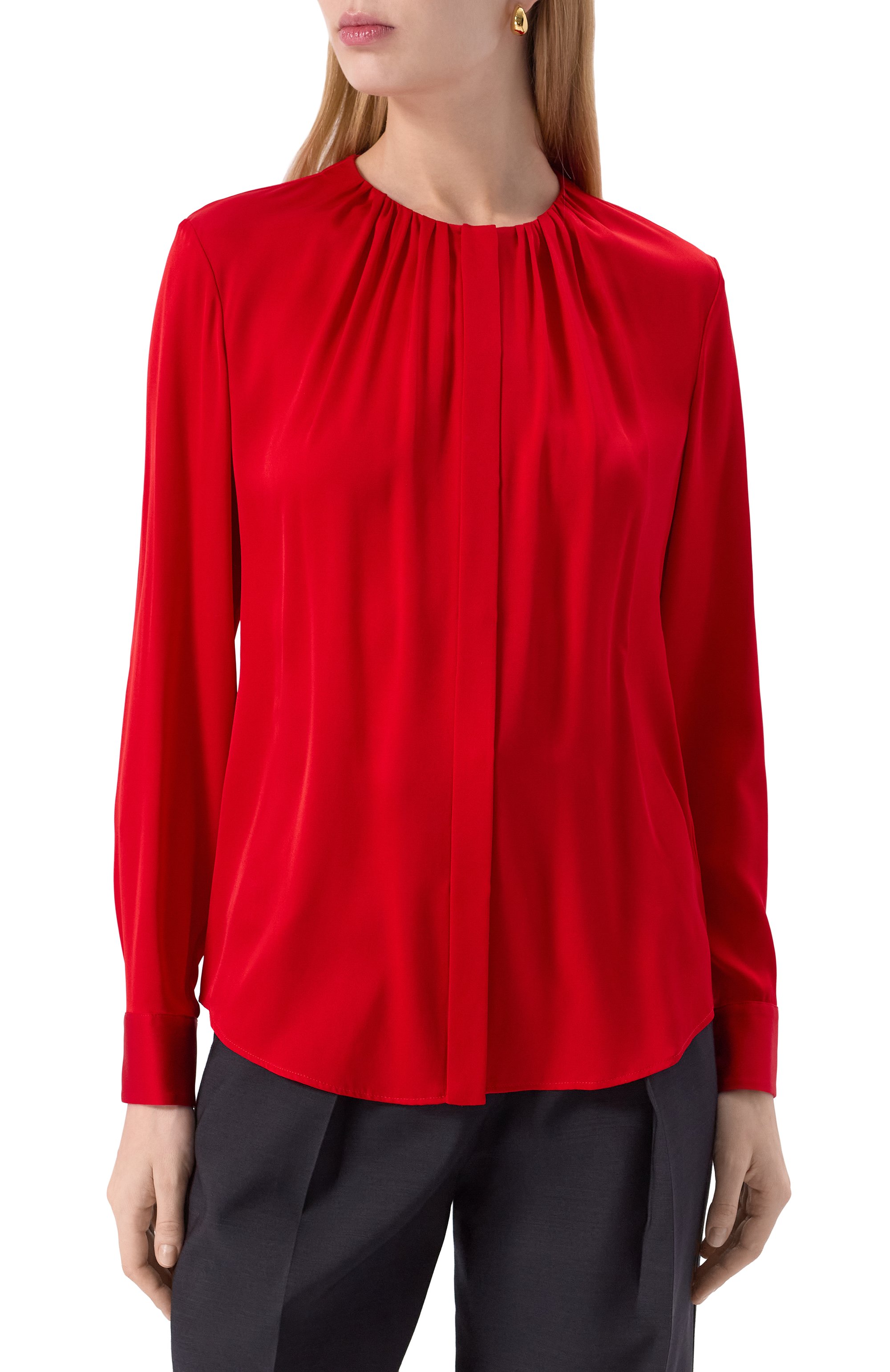 Шелковая блузка BOSS, арт. 50538481, фото 3