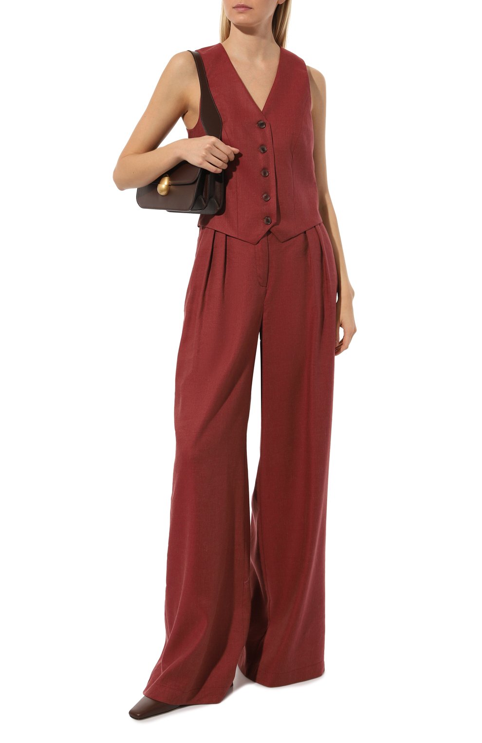 Жилет из шерсти и льна LESYANEBO, арт. SS23/H-633/Tr, фото 2