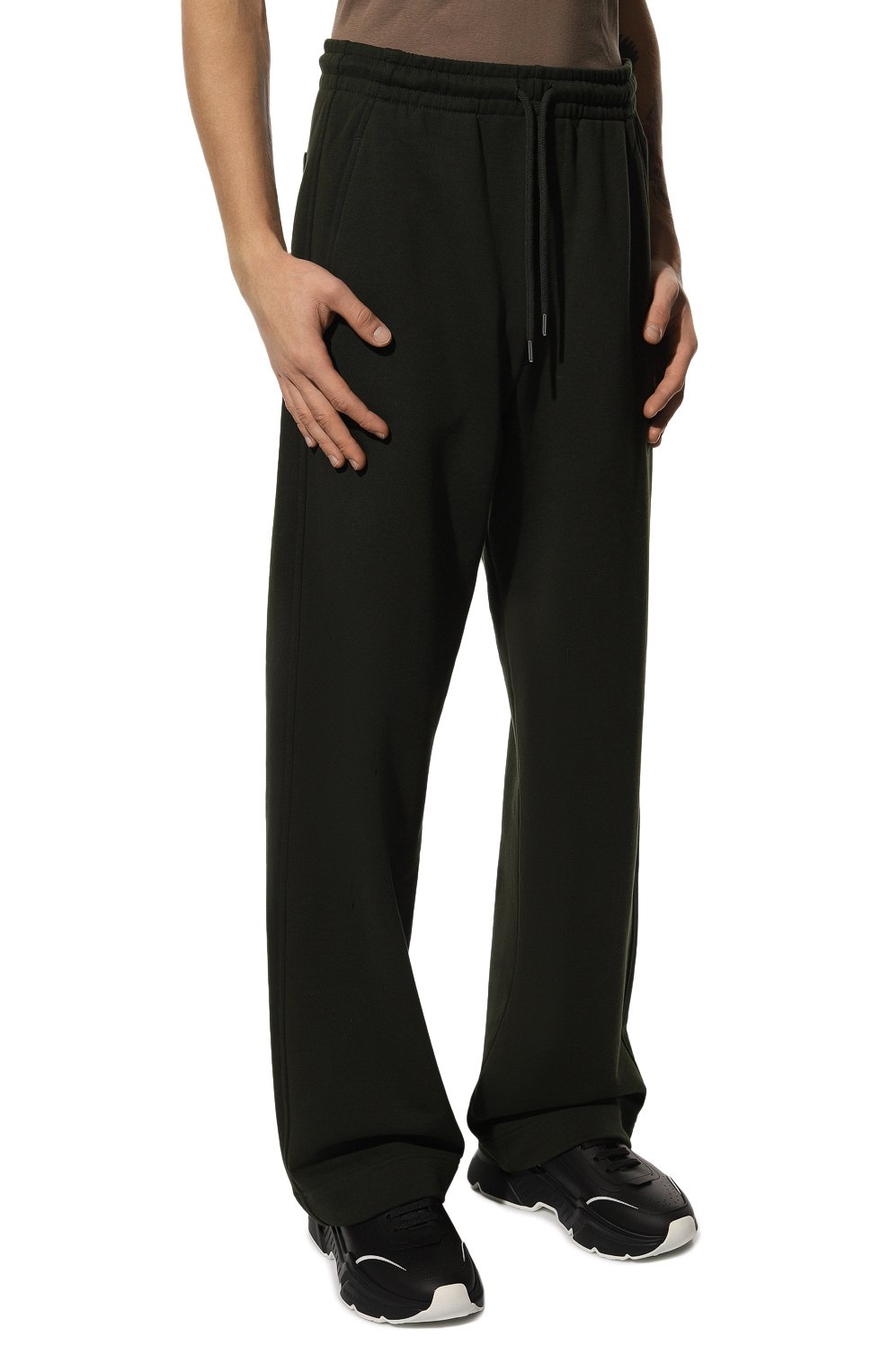 Хлопковые брюки DRIES VAN NOTEN, арт. 222-021131-5611, фото 3