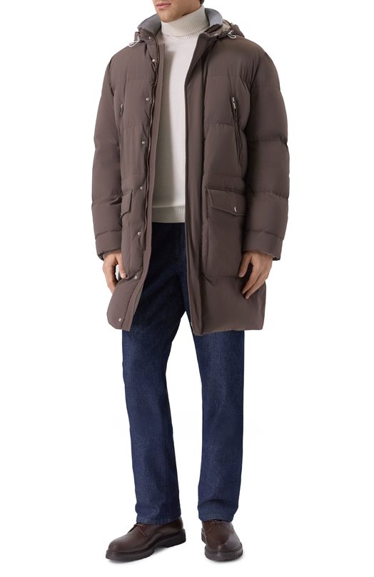 Пуховик Brunello Cucinelli MM4911827 Коричневый  MM4911827 Фото 2