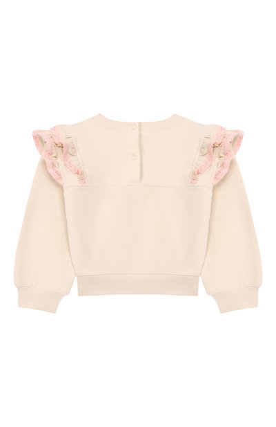 Хлопковый свитшот MONNALISA, арт. 39G607