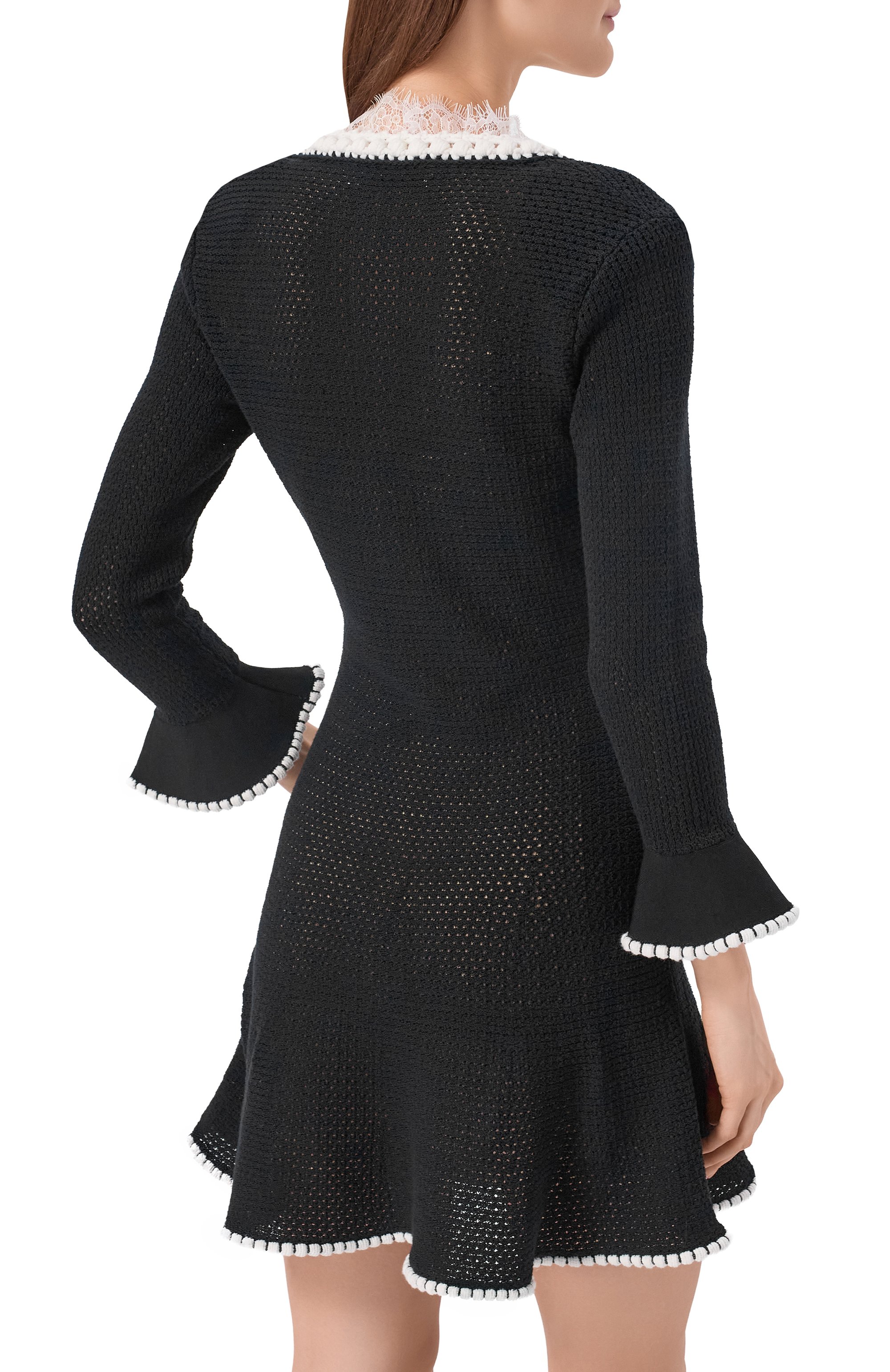 Платье и з хлопка и льна SELF-PORTRAIT, арт. SS26086SAB, фото 3