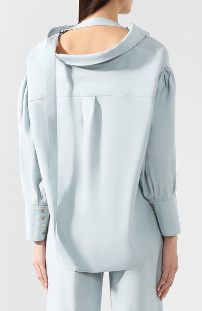 Блузка с накладным карманом REJINA PYO, арт. C223/LINEN, фото 4