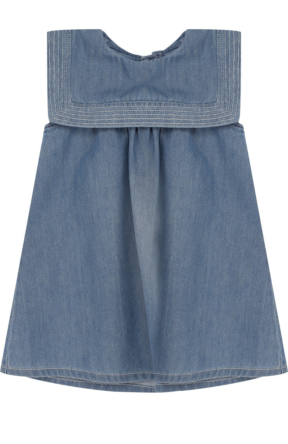 Хлопковое платье свободного кроя CHLOÉ, арт. C02178/3M-18M, фото 1