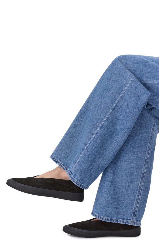 Замшевые балетки Apres Ski Le Monde Beryl APS-SHE-BLA Чёрный  APS-SHE-BLA Фото 2