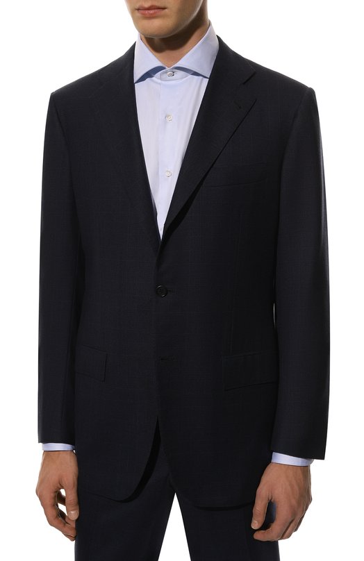 Шерстяной костюм Kiton UA90/1Z72 Синий  UA90/1Z72 Фото 2