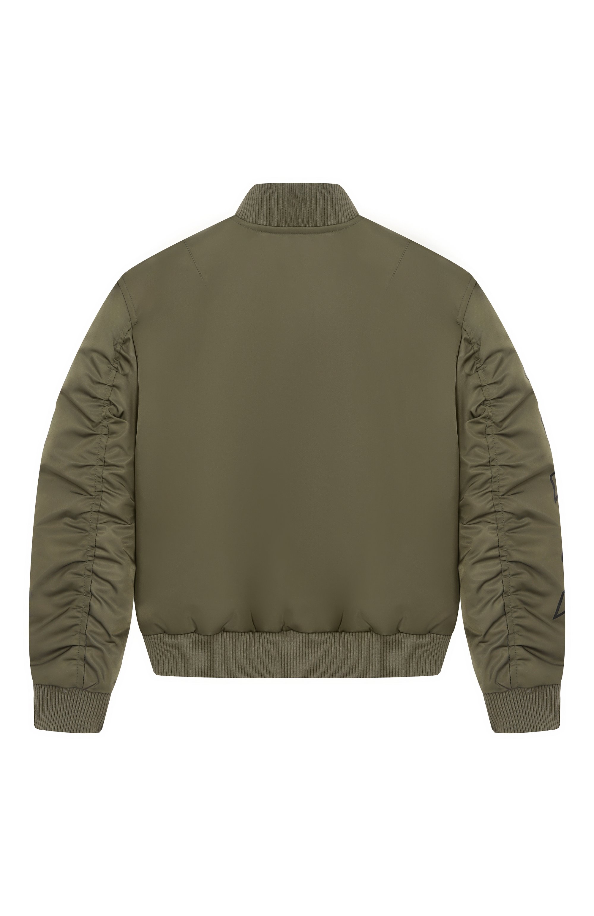 Бомбер OFF-WHITE хаки цвета по цене 45950 руб., арт. 0BEH002S26FAB001_001, фото 2 Бомбер OFF-WHITE, арт. 0BEH002S26FAB001_001, фото 2