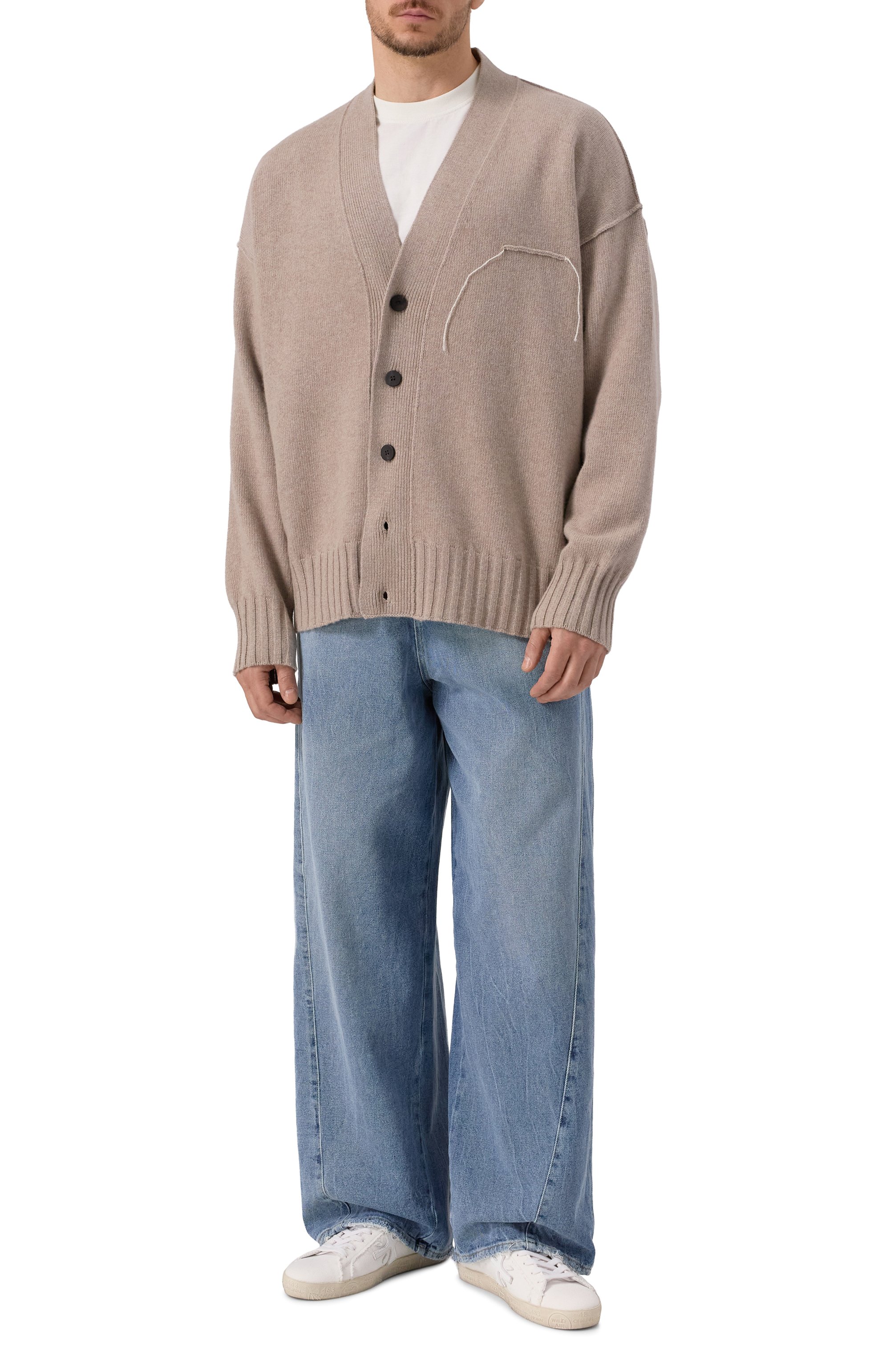 Кардиган из кашемира и шерсти ISABEL BENENATO, арт. UK23F25, фото 2