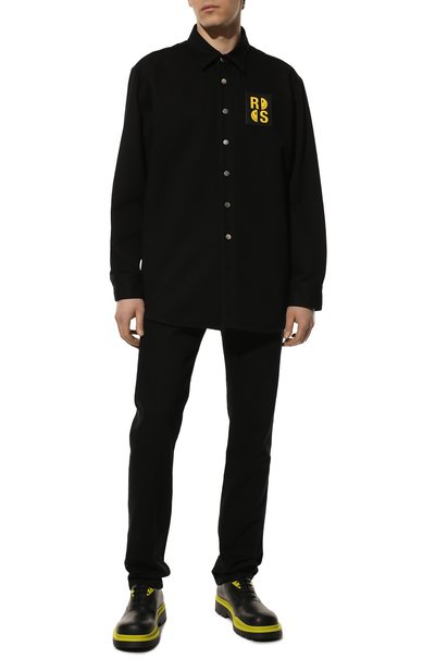 Джинсовая рубашка raf simons x smiley RAF SIMONS, арт. 224-M242-11000, фото 2