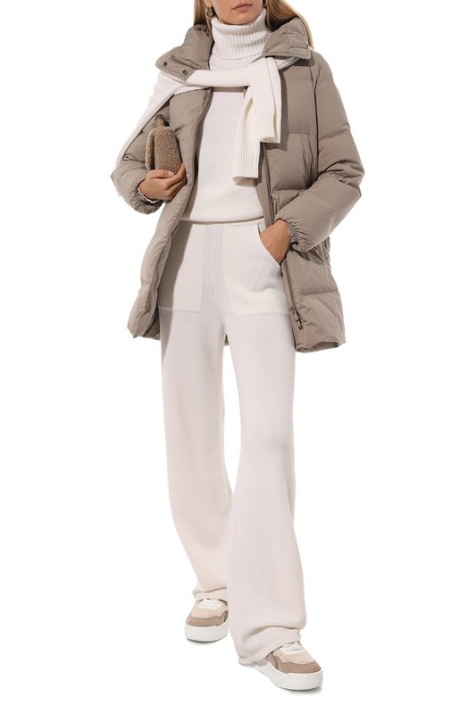 Кеды One Stud XL из нубука Valentino 5W2S0FQ4/WAA Бежевый  5W2S0FQ4/WAA Фото 2