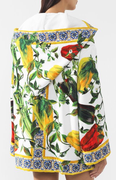 Хлопковый халат DOLCE & GABBANA, арт. 00A02J/0MU83, фото 4