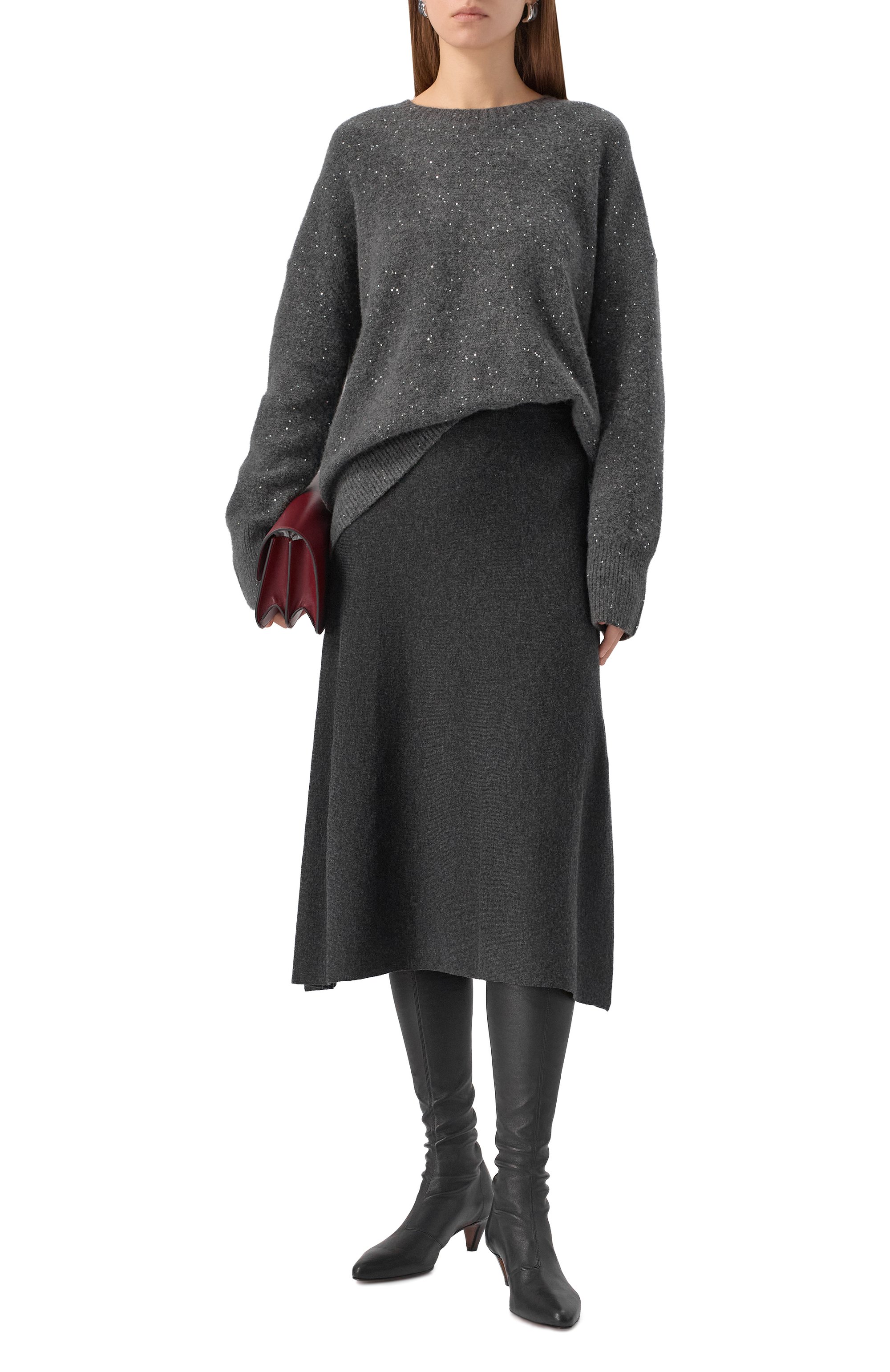 Юбка из шерсти и вискозы GRAN SASSO, арт. 57295/12825, фото 2