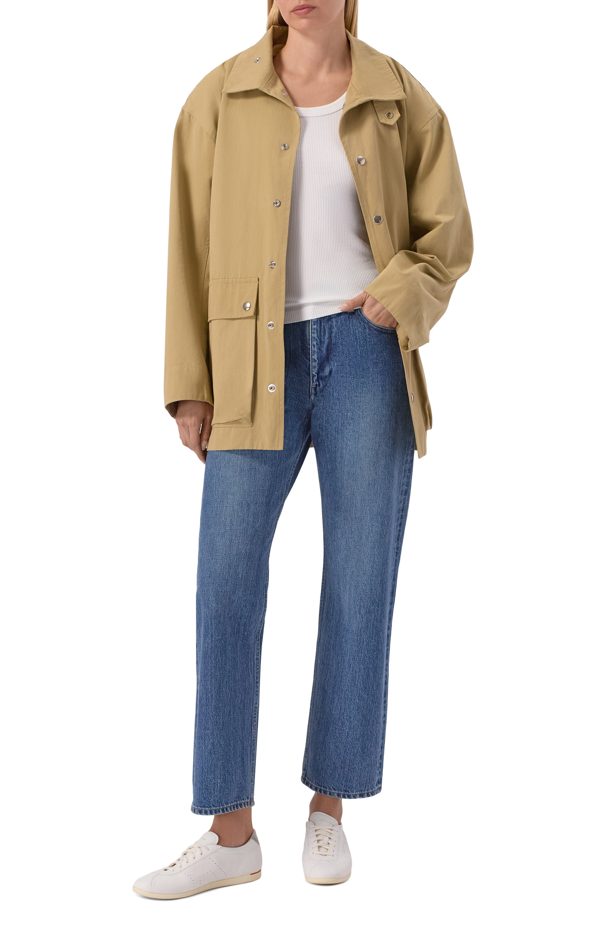 Кожаные кеды SANTONI, арт. WBYG61449TIRTFIY, фото 3