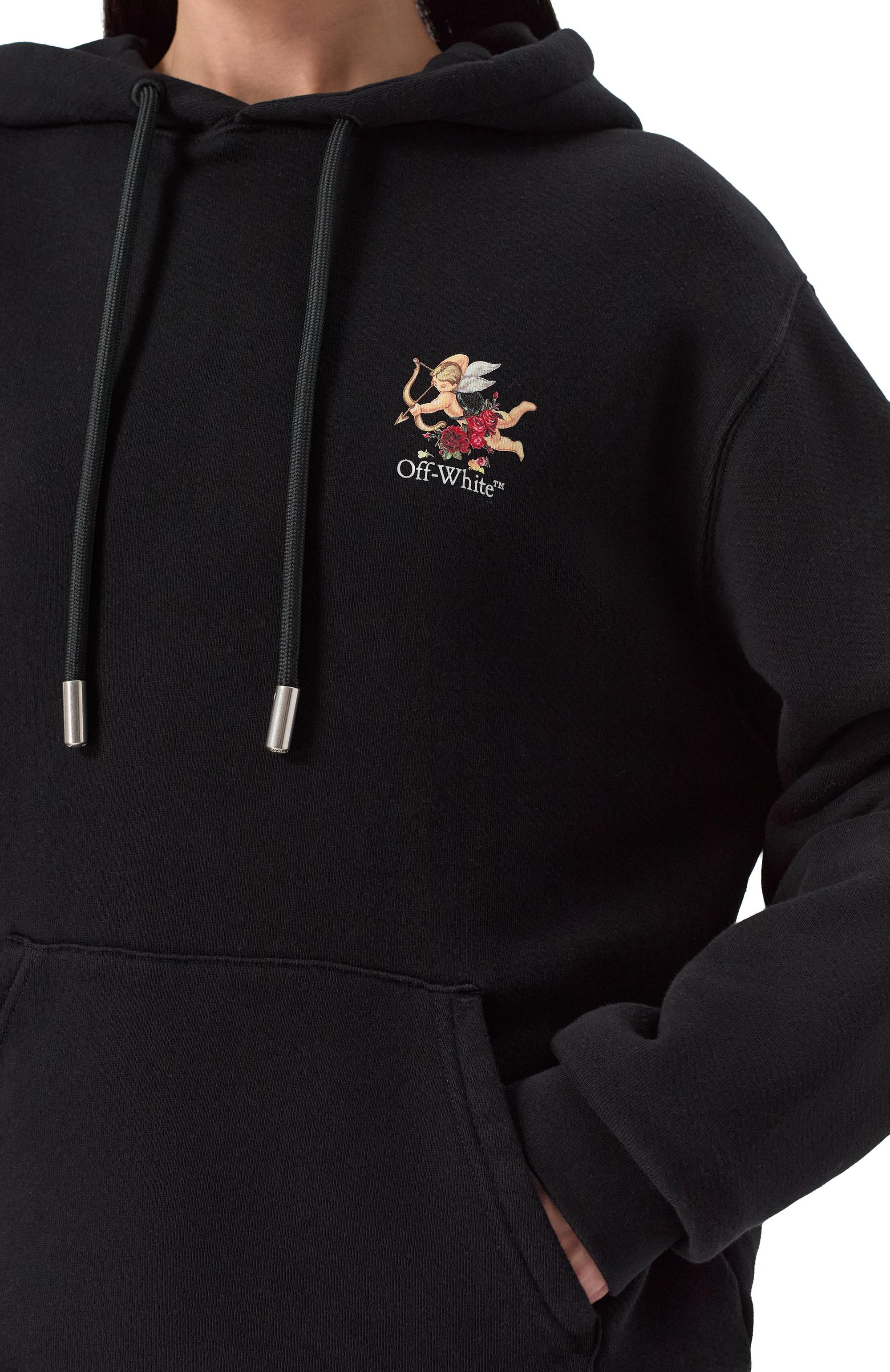 Хлопковое худи OFF-WHITE, арт. 0WBB064F25FLE001, фото 5